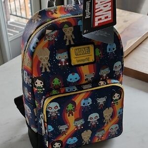 Loungefly Marvel Kids Backpack - Blue and Orange